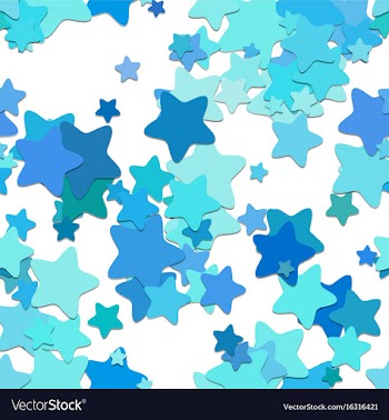 Seamless star background pattern - design from vector image