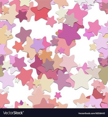 Seamless star background pattern - design from vector image
