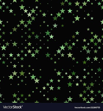 Seamless star pattern - background design vector image