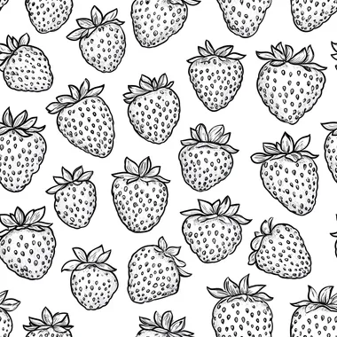 Seamless Strawberry Pattern Vector for Design Projects