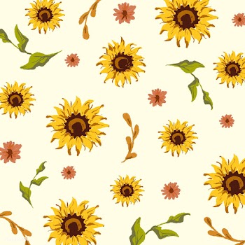 Seamless sunflower pattern | Free stock vector - 558719