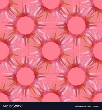Seamless symmetrical ornament vector image