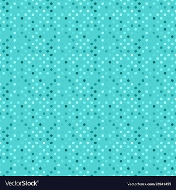 Seamless teal geometrical dot pattern background vector image