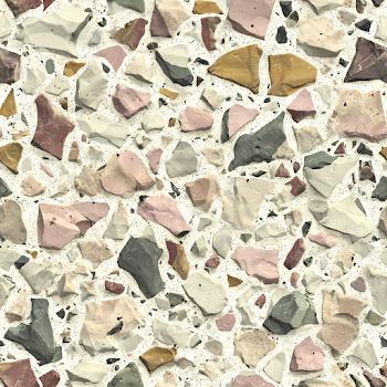 Seamless Terrazzo Marble Texture in Pastel Tones