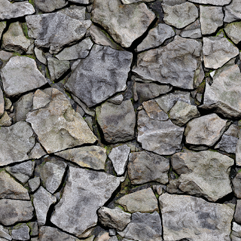 Seamless Texture of Ancient Dungeon Stone Pavers