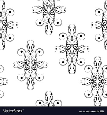 Seamless texture of germs vector image