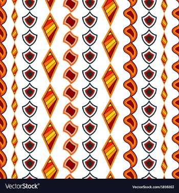 Seamless texture with abstract elements vector image