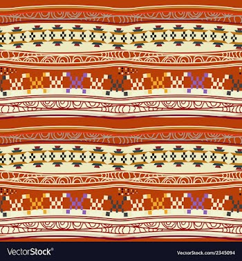 Seamless texture with abstract Mexican pattern vector image