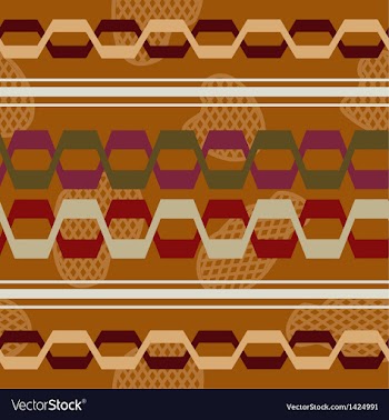 Seamless texture with an orange background vector image