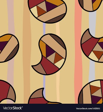 Seamless texture with colorful graphic elements vector image