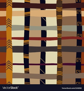 Seamless texture with crossover elements vector image