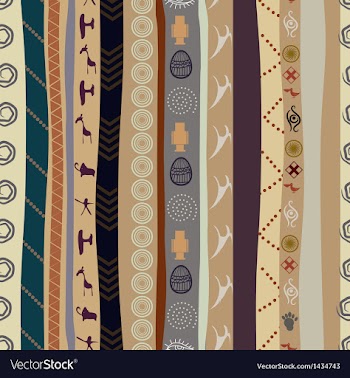 Seamless texture with elements of the animal style vector image