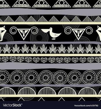 Seamless texture with elements of the animal style vector image