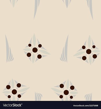 Seamless texture with floral background vintage vector image