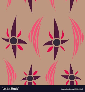 Seamless texture with floral background vintage vector image
