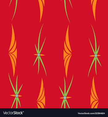 Seamless texture with floral background vintage vector image