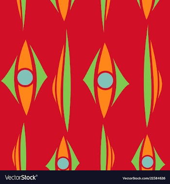 Seamless texture with floral background vintage vector image