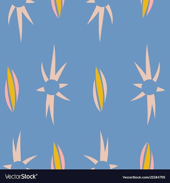 Seamless texture with floral background vintage vector image