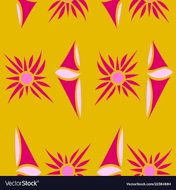 Seamless texture with floral background vintage vector image
