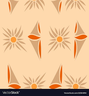 Seamless texture with floral background vintage vector image