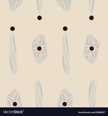 Seamless texture with floral background vintage vector image