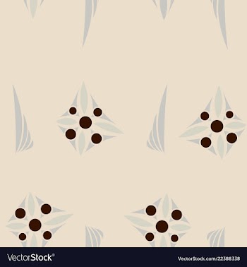 Seamless texture with floral background vintage vector image