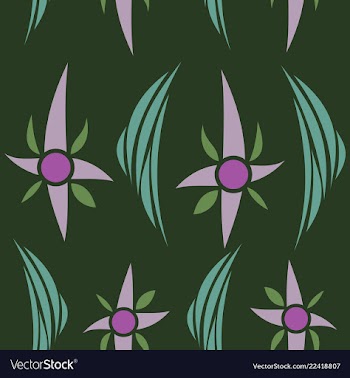 Seamless texture with floral background vintage vector image