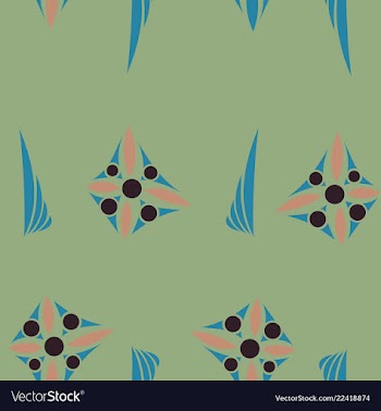 Seamless texture with floral background vintage vector image