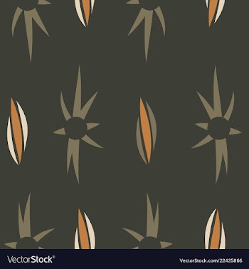 Seamless texture with floral background vintage vector image