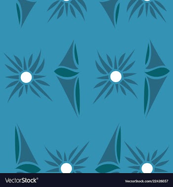 Seamless texture with floral background vintage vector image