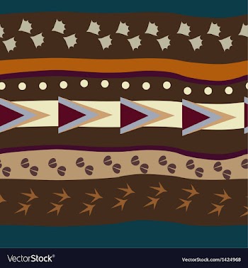 Seamless texture with traces of bird and animal vector image
