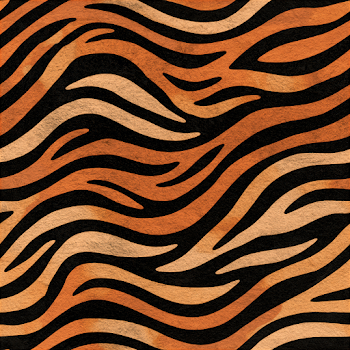 Seamless Tiger Stripe Pattern