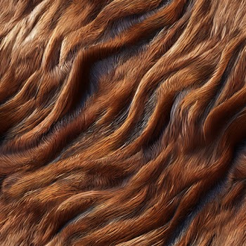 Seamless tile pattern of dog fur generated by A.I