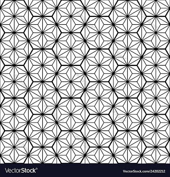 Seamless traditional japanese geometric ornament vector image