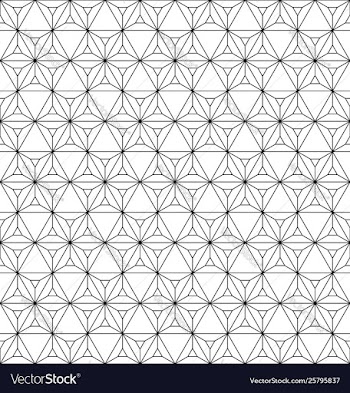 Seamless traditional japanese geometric ornament vector image
