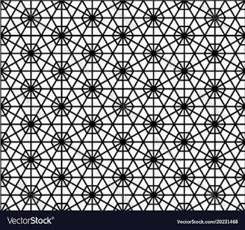 Seamless traditional japanese ornament kumiko vector image