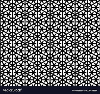 Seamless traditional japanese ornament kumiko vector image