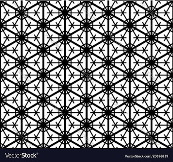 Seamless traditional japanese ornament kumiko vector image