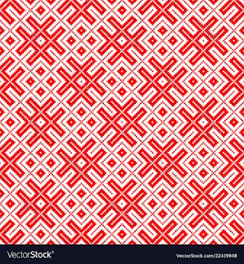 Seamless traditional russian pattern vector image