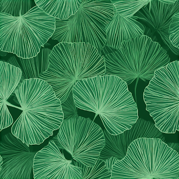 Seamless Tropical Botanical Background Pattern