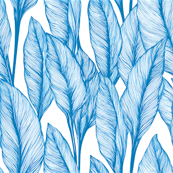 Seamless Tropical Leaf Pattern
