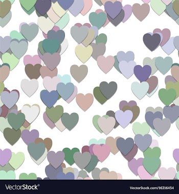 Seamless valentines day background pattern vector image