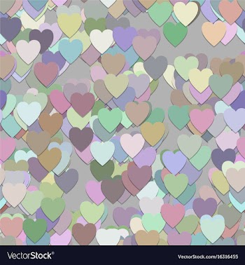 Seamless valentines day background pattern vector image