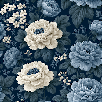 Seamless Vintage Botanical Floral Pattern