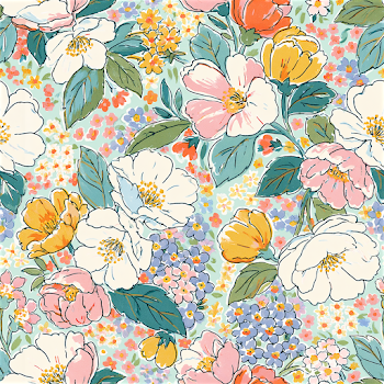 Seamless Vintage Floral Pattern
