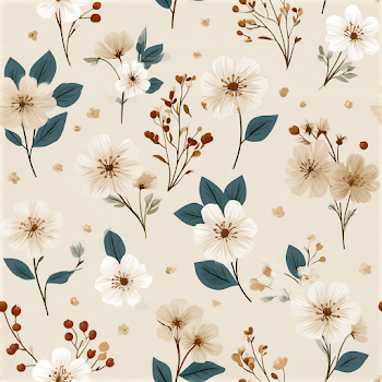 Seamless Vintage Floral Pattern