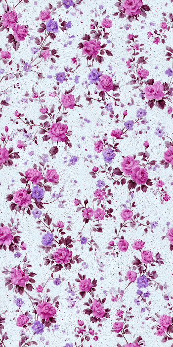 Seamless Vintage Floral Pattern with Pastel Roses