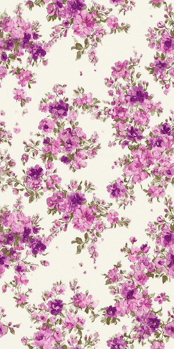 Seamless Vintage Floral Wallpaper Pattern