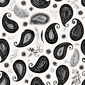 Seamless Vintage Paisley Textile Pattern