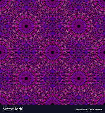 Seamless violet floral pattern background design vector image